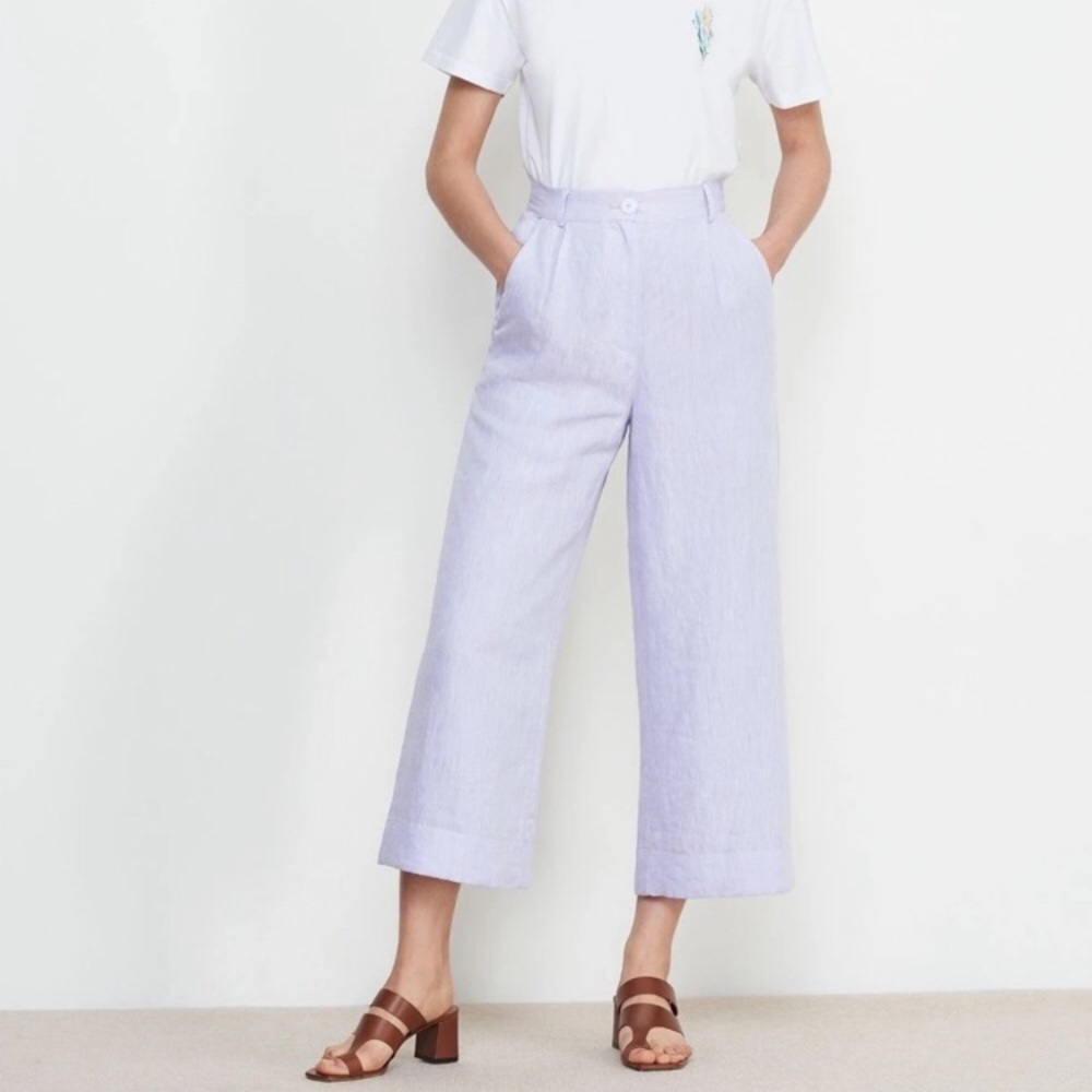 lilac trousers from kitri